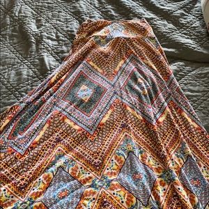 Boho maxi skirt